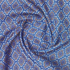 Shirt Fabric ManTire Polyester Viscose Digital Printed Color Aegean Blue