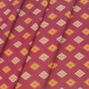 Shirt Fabric ManTire Polyester Viscose Digital Printed Color Burgundy