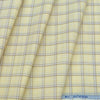Shirt Fabric Arvind Cotton Blended Check Colour Beige N Cream Brown