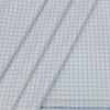 Shirt Fabric Arvind Cotton Blended Check Colour Blue N White
