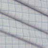 Shirt Fabric Arvind Cotton Blended Broad Check Colour Light Grey