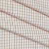 Shirt Fabric Arvind Cotton Blended Check Colour Light Orange,Brown