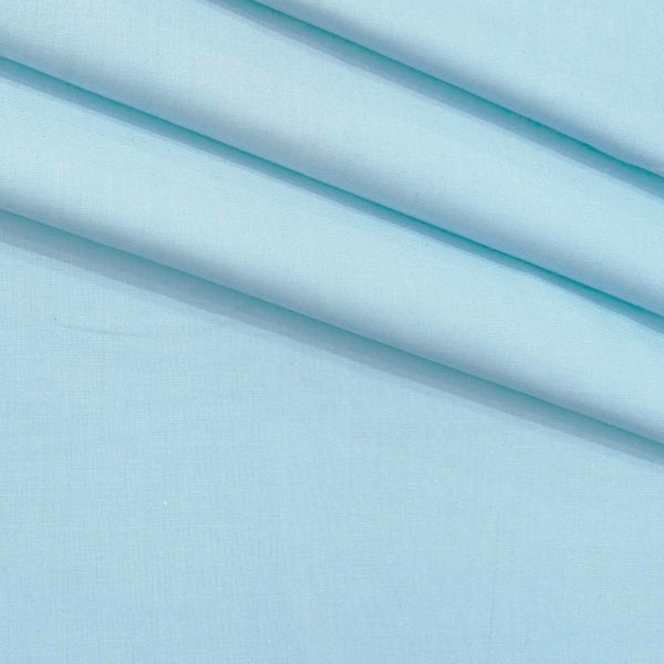 Shirt Fabric ManTire wrinkle Free PC Plain Fill a Fill Colour Columbia Blue