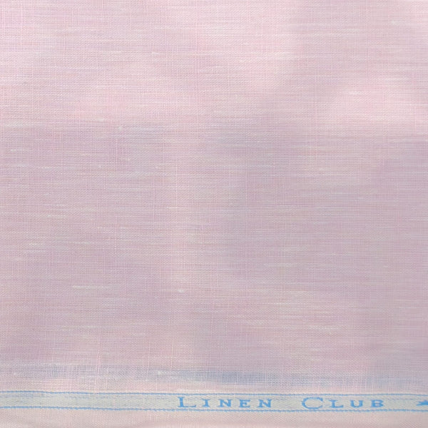 Linen Club(Aditya Birla group) 70 LEA European Linen Shirting and Kurta Fabric(Baby Pink).