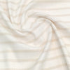 Linen Club (Aditya Birla Group) European Linen Striped Shirting And Kurta Fabric (Beige and White).