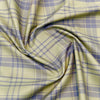 Soktas By Giza House Cotton Checks Shirting Fabric (Green).