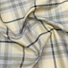 Soktas Giza Cotton Burberry Checks Shirting Fabric (Beige, Grey and Black)