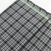 Cotonificio Italy Egyptian Giza Cotton Checks Shirting Fabric (Grey and Black)