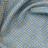 Soktas Giza Cotton Checks Shirting Fabric (Sky Blue).