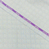 Soktas Giza Cotton Checks Shirting Fabric (Sky Blue).