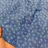 Imported Italy Premium Cotton Printed Shirting Fabric (Royal Blue).