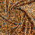 Imported Italy Premium Cotton Printed Shirting Fabric (Copper Orange).