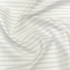 Soktas(Aditya Birla Group) Premium Giza Cotton Striped Shirting Fabric (White and Lavender).