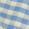 Giza House By Soktas Giza Cotton Checks Shirting Fabric (Sky Blue)