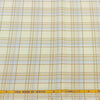 Soktas Giza Cotton Checks Shirting Fabric (Beige and Brown)
