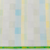 Cotonificio Italy Giza Cotton Jacquard Checks Shirting Fabric (Lemon, Aqua Blue)