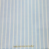 Solino 100% Cotton Horizontal Stripes Shirting Fabric (Sky Blue)