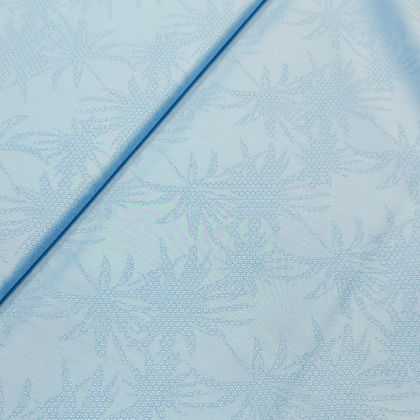 Soktas Premium Giza Cotton Jacquard Shirting Fabric (Sky Blue)