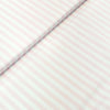 Tessuti Italy Egyptian Giza Cotton Candy Striped Shirting and Kurta Fabric (White and Pink)