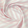 Tessuti Italy Egyptian Giza Cotton Candy Striped Shirting and Kurta Fabric (White and Pink)