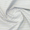 Arvind 100% Cotton Striped Shirting Fabric (Black, Lavender)