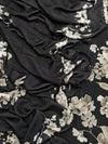Elegant Pure Cotton Unstitched Suit Set with Muslin Printed Dupatta (Black).