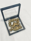 Elegant High-Quality Metal Brooch with Decorative Buttons