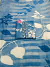 Pure Mahen Mul Mul Cotton Unstitched Suit Set (Indigo).